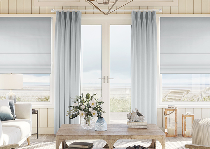 Menton, Signal Grey - Made to Measure Curtains - Image 3